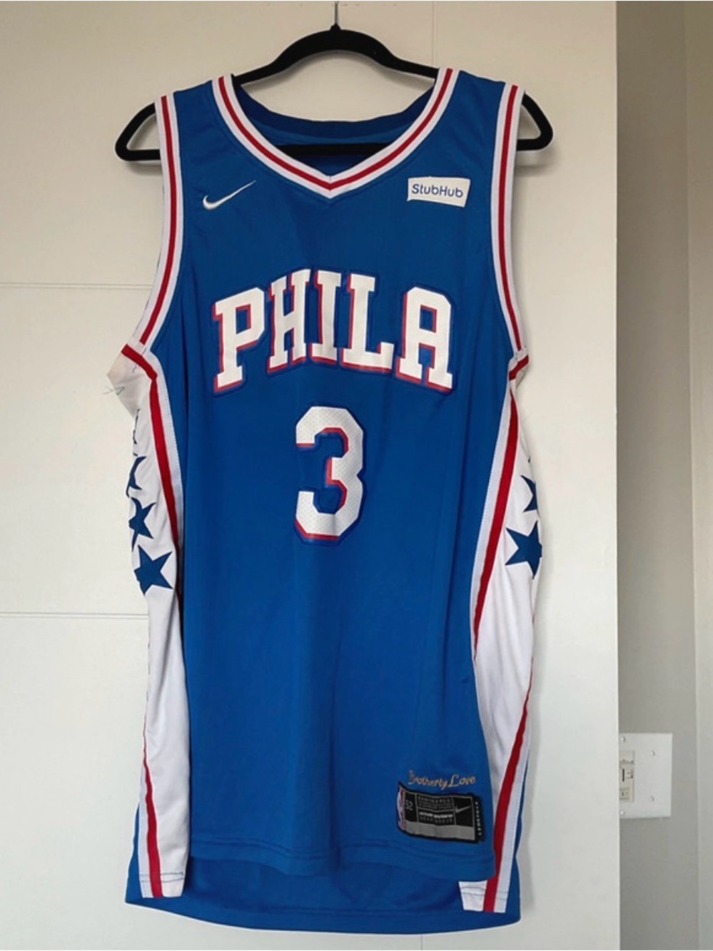 Nike Philadelphia 76ers Allen Iverson #3 Jersey STITCHED